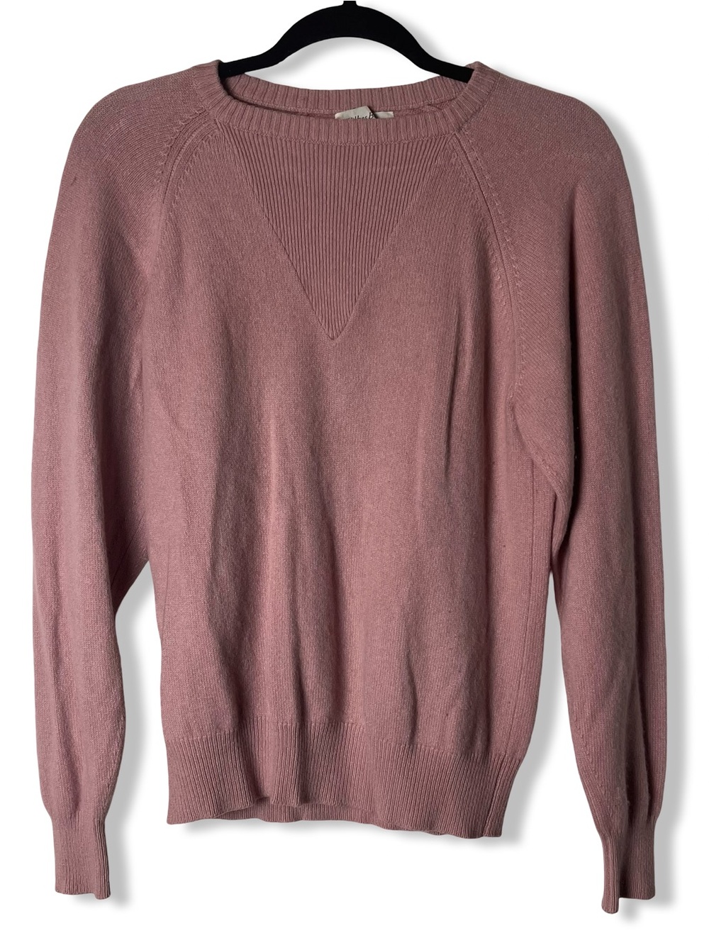 Wilkes‎ Bashford Vintage 100% Pure Cashmere Crewneck Sweater Pink - Sz. S
